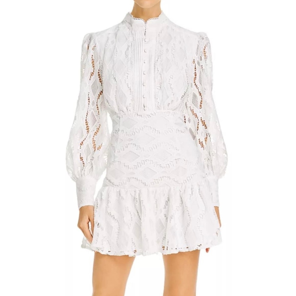 Bardot Remy Long Sleeve Lace Dress
